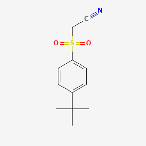 molecular formula C12H15NO2S B1273944 [(4-叔丁基苯基)磺酰基]乙腈 CAS No. 64445-04-1