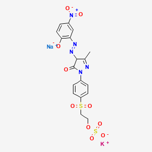 molecular formula C18H15KN5NaO10S2 B12739496 Einecs 299-785-2 CAS No. 93904-46-2