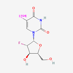 molecular formula C9H10FIN2O5 B12739560 Fialuridine I-124 CAS No. 183293-72-3