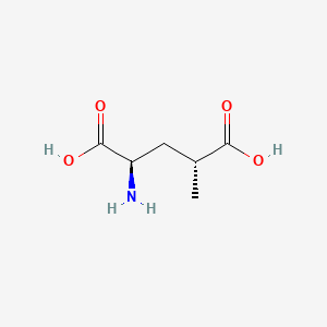 molecular formula C6H11NO4 B12739608 (4R)-4-Methyl-D-glutamic acid CAS No. 97550-63-5
