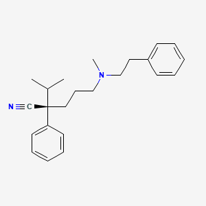 molecular formula C23H30N2 B12739726 (+)-Emopamil CAS No. 101238-50-0