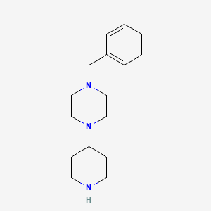 molecular formula C16H25N3 B1273974 1-苄基-4-哌啶-4-基-哌嗪 CAS No. 686298-00-0