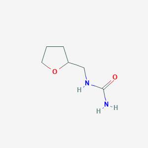 molecular formula C6H12N2O2 B1273976 (四氢呋喃-2-基甲基)-脲 CAS No. 38336-10-6