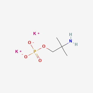 molecular formula C4H10K2NO4P B12739802 Dipotassium 2-amino-2-methylpropyl phosphate 