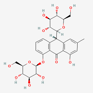 molecular formula C27H32O13 B12739849 Cascaroside C CAS No. 53823-09-9
