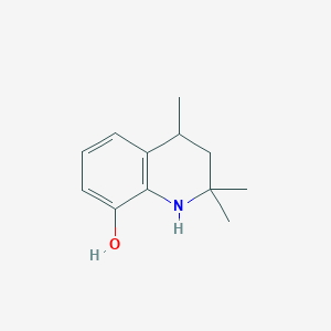 molecular formula C12H17NO B1273988 2,2,4-Trimethyl-1,2,3,4-tetrahydroquinolin-8-ol CAS No. 61855-47-8