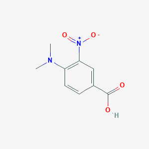 molecular formula C9H10N2O4 B1273989 4-(二甲氨基)-3-硝基苯甲酸 CAS No. 28096-56-2