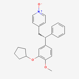 molecular formula C25H27NO3 B12739988 2DG4Lmg5UL CAS No. 339003-68-8