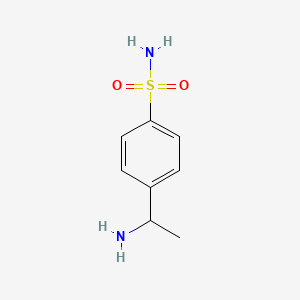 molecular formula C8H12N2O2S B1273999 4-(1-氨基乙基)苯磺酰胺 CAS No. 49783-81-5
