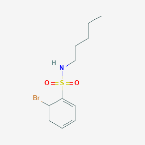 molecular formula C11H16BrNO2S B1274000 2-bromo-N-pentylbenzenesulfonamide CAS No. 951883-99-1