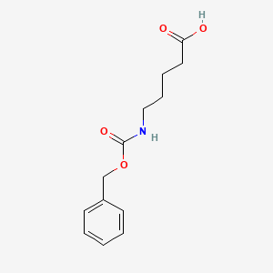 B1274001 5-(((Benzyloxy)carbonyl)amino)pentanoic acid CAS No. 23135-50-4