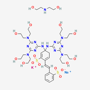 molecular formula C40H63KN13NaO16S2 B12740053 Einecs 286-159-9 CAS No. 85187-72-0