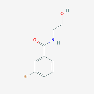 molecular formula C9H10BrNO2 B1274006 3-溴-N-(2-羟乙基)苯甲酰胺 CAS No. 57728-66-2