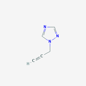 molecular formula C5H5N3 B1274011 1-(prop-2-yn-1-yl)-1H-1,2,4-三唑 CAS No. 82418-39-1