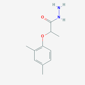 B1274022 2-(2,4-Dimethylphenoxy)propanohydrazide CAS No. 125096-55-1