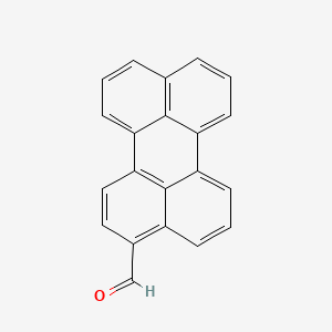 molecular formula C21H12O B1274024 3-Perylenecarboxaldehyde CAS No. 35438-63-2