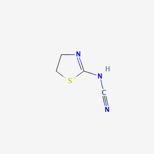 molecular formula C4H5N3S B1274029 2-Cyanoimino-1,3-thiazolidine CAS No. 26364-65-8