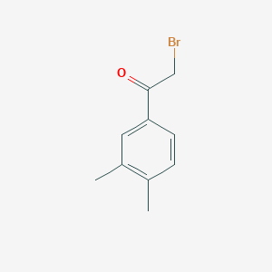 molecular formula C10H11BrO B1274033 2-Bromo-1-(3,4-dimethyl-phenyl)-ethanone CAS No. 2633-50-3