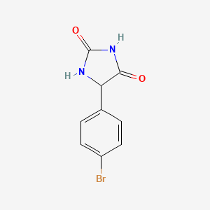 molecular formula C9H7BrN2O2 B1274060 5-(4-溴苯基)咪唑烷-2,4-二酮 CAS No. 37944-78-8