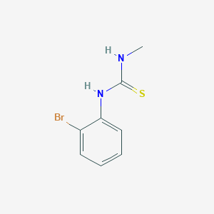molecular formula C8H9BrN2S B1274062 1-(2-溴苯基)-3-甲基硫脲 CAS No. 52599-27-6