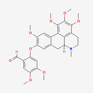 molecular formula C30H33NO8 B12740660 Thaliadine CAS No. 67510-96-7