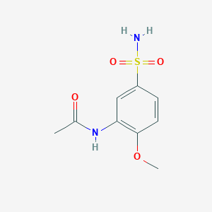 N-(2-methoxy-5-sulfamoylphenyl)acetamide