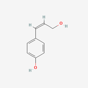 molecular formula C9H10O2 B12740737 p-Coumaryl alcohol, (Z)- CAS No. 124076-60-4