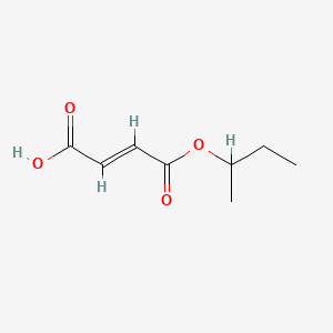 molecular formula C8H12O4 B12740742 sec-Butyl fumarate CAS No. 92402-16-9