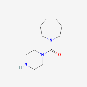 molecular formula C11H21N3O B1274078 Azepan-1-yl-piperazin-1-yl-methanone CAS No. 41340-91-4