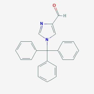 molecular formula C23H18N2O B127408 1-Trityl-1H-imidazole-4-carbaldehyde CAS No. 33016-47-6