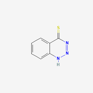 molecular formula C7H5N3S B1274100 1,2,3-Benzotriazine-4-thiol CAS No. 2536-88-1