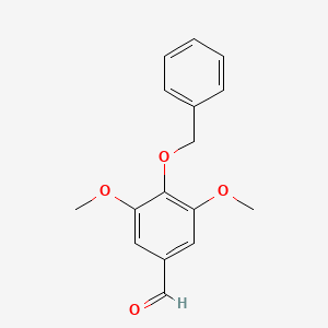 molecular formula C16H16O4 B1274108 4-(苄氧基)-3,5-二甲氧基苯甲醛 CAS No. 6527-32-8