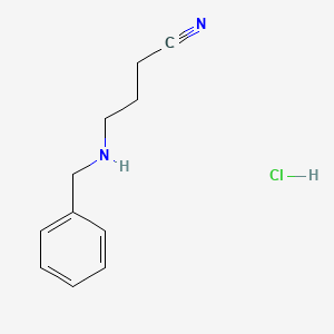 molecular formula C11H15ClN2 B1274109 4-((Benzyl)amino)butyronitrile monohydrochloride CAS No. 7544-97-0