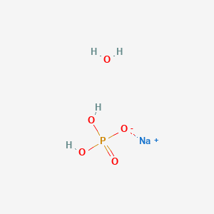molecular formula H4NaO5P B127411 Sodium dihydrogen phosphate monohydrate CAS No. 10049-21-5