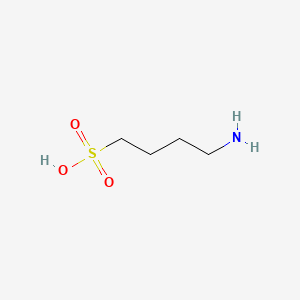 molecular formula C4H11NO3S B1274111 4-Aminobutanesulfonic acid CAS No. 14064-34-7