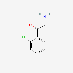 molecular formula C8H8ClNO B1274112 2-氨基-1-(2-氯苯基)乙酮 CAS No. 743357-99-5
