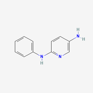 molecular formula C11H11N3 B1274116 2-N-phenylpyridine-2,5-diamine CAS No. 4928-44-3