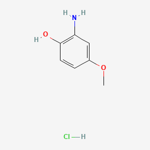 molecular formula C7H10ClNO2 B1274117 2-氨基-4-甲氧基苯酚盐酸盐 CAS No. 32190-97-9