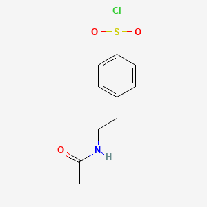 4-(2-acetamidoethyl)benzene-1-sulfonyl chloride