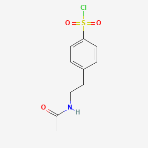 molecular formula C10H12ClNO3S B1274119 p-(2-Acetamidoethyl)benzenesulphonyl chloride CAS No. 35450-53-4