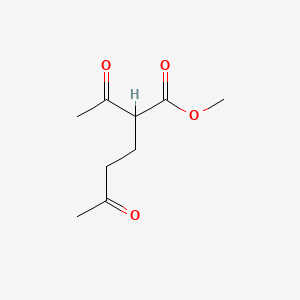 molecular formula C9H14O4 B1274120 Methyl 2-acetyl-5-oxohexanoate CAS No. 35490-04-1