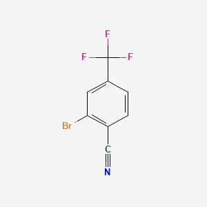 molecular formula C8H3BrF3N B1274121 2-溴-4-(三氟甲基)苯甲腈 CAS No. 35764-15-9