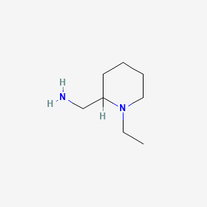 molecular formula C8H18N2 B1274124 1-Ethylpiperidine-2-methylamine CAS No. 37782-46-0