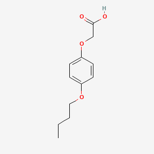 molecular formula C12H16O4 B1274126 (4-丁氧基苯氧基)乙酸 CAS No. 38559-81-8