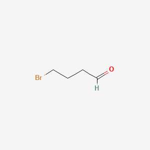 molecular formula C4H7BrO B1274127 4-溴丁醛 CAS No. 38694-47-2