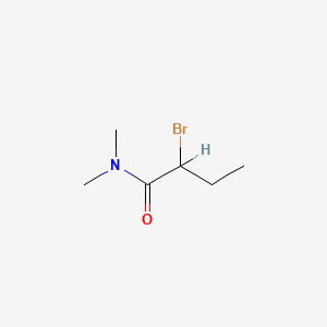 molecular formula C6H12BrNO B1274129 2-溴-N,N-二甲基丁酰胺 CAS No. 39221-60-8