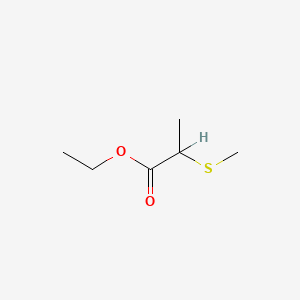 molecular formula C6H12O2S B1274134 ethyl 2-(methylsulfanyl)propanoate CAS No. 40800-76-8