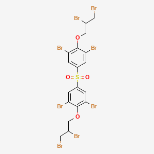 molecular formula C18H14Br8O4S B1274139 1,1'-Sulfonylbis(3,5-dibromo-4-(2,3-dibromopropoxy)benzene) CAS No. 42757-55-1