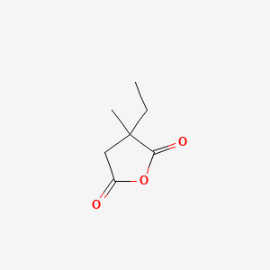 molecular formula C7H10O3 B1274141 3-乙基二氢-3-甲基呋喃-2,5-二酮 CAS No. 50598-33-9
