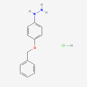 molecular formula C13H15ClN2O B1274144 4-Benzyloxyphenylhydrazine hydrochloride CAS No. 52068-30-1
